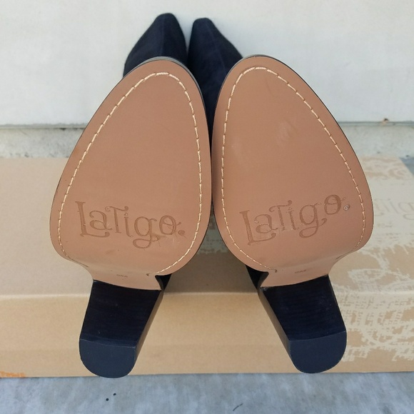 Sexy Latigo x Anthropologie Suede OTK Boots - Picture 6 of 7